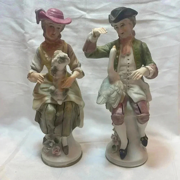Vintage Capodimonte Figurines - Picture 1 of 6